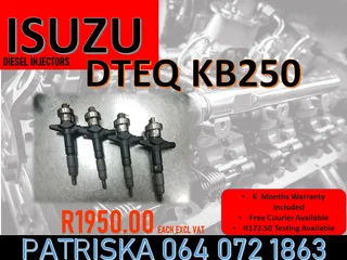 Isuzu Dteq Kb250 Diesel Injectors For Sale