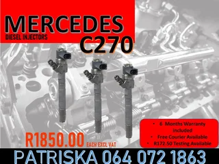 Mercedes C270 Diesel Injectors For Sale