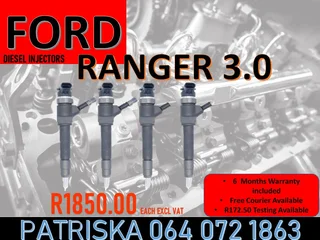 Ford Ranger 3.0 Diesel Injectors For Sale