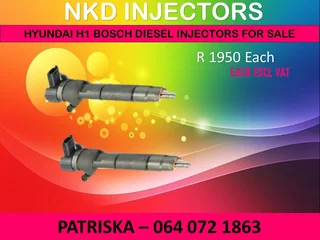 DIESEL INJECTORS ON EXCHANGE OR TOR EECON FOR HYUNDAI H1