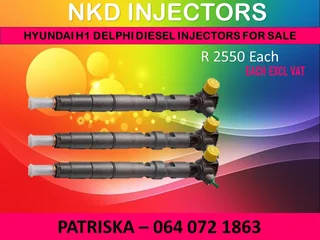 Diesel Injectors For Hyundai H1 For Sale Or To Recon