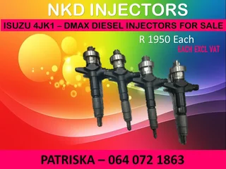 Diesel Injectors For Isuzu Dmax For Sale On Recon