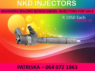 Mahindra Bolero Diesel Injectors For Sale On Recon