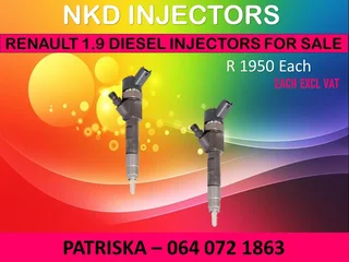 Renault 1.9 Diesel Injectors For Sale On Recon