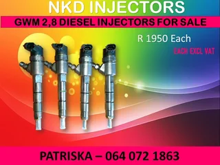 Gwm 2.8 Diesel Injectors For Sale