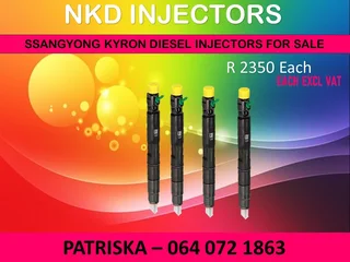 Ssangyong Kyron Diesel Injectors For Sale