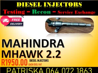 Mahindra Mhawk 2.2 Diesel Injectors For Sale