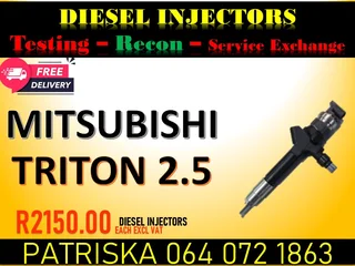 Mitsubishi Triton 2.5 Diesel Injectors For Sale