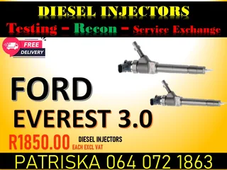 Ford Everest 3.0 Diesel Injectors For Sale