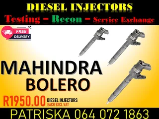 Mahindra Bolero Diesel Injectors For Sale