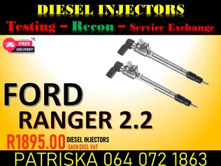 Ford Ranger 2.2 - 3.0 -3.2 Diesel Injectors On Recon Or To Exchange