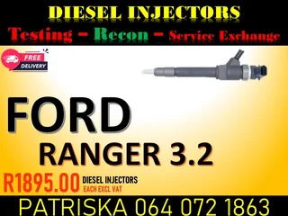 FORD RANGER 2.2 - 3.0 -3.2 DIESEL INJECTORS ON RECON OR TO EXCHANGE
