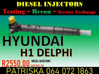 Reconditioned Diesel Injectors – Like New &amp; Ready To Fit For  Hyundai H1