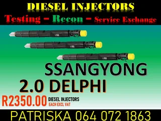 Reconditioned Diesel Injectors – Like New &amp; Ready To Fit For  Ssangyong 2.0