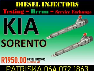 Reconditioned Diesel Injectors – Like New &amp; Ready To Fit For Kia Sorento