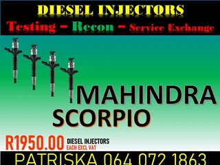 Reconditioned Diesel Injectors – Like New &amp; Ready To Fit For  Mahindra Scorpio