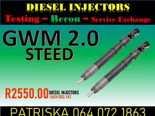 Reconditioned Diesel Injectors – Like New &amp; Ready To Fit For Gwm 2.0 Steed