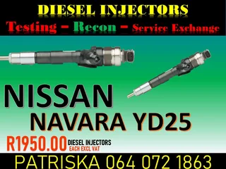 Nissan Navara Yd25 Diesel Injectors For Sale