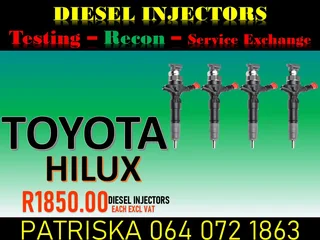 Toyota Hilux Diesel Injectors For Sale