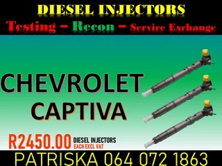Chevrolet Captiva Diesel Injectors For Sale