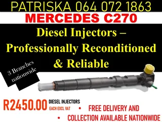 Mercedes C270 Diesel Injectors For Sale
