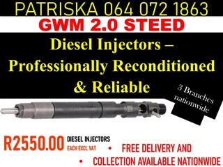 Gwm 2.0 Steed Diesel Injectors For Sale
