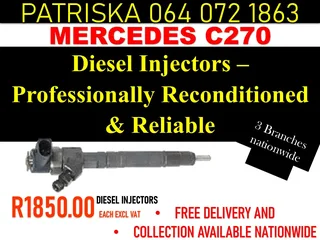 Mercedes C270 Diesel Injectors For Sale