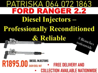 Ford Ranger 2,2 - 3.0 - 3.2 Diesel Injectors For Sale