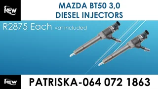 Mazda Bt50 3.0 New Or Recon Diesel Inejctors For Sale On Request