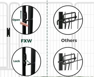 Large Dog Play Pens 8pc set