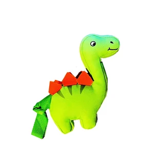 Dinosaur Squeaky Dog Plush Durable Chew Toy Small Interactive Puppies Dogs