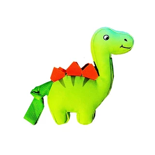 Dinosaur Squeaky Dog Plush Durable Chew Toy Small Interactive Puppies Dogs