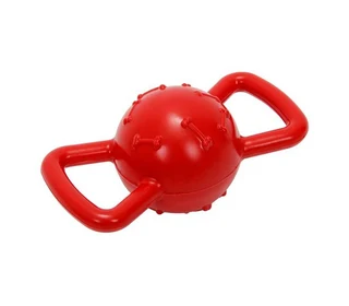 Dog Tug of War Ball Chew Toy- Red