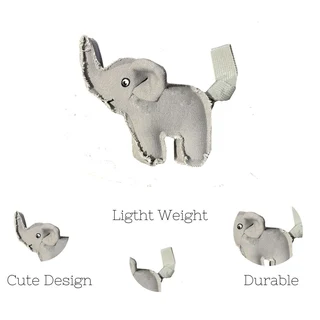 Elephant Squeaky Dog Plush Durable Chew Toy Small Interactive Puppies Dogs