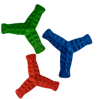 Interactive Star Dog Training Rubber Flying Disk Frisbee Boomerang Chew