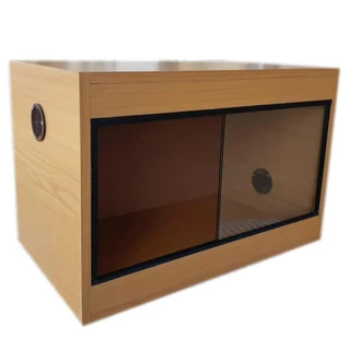 OAK Finish Reptile Terrarium - Small-60cm x 35cm x 40cm