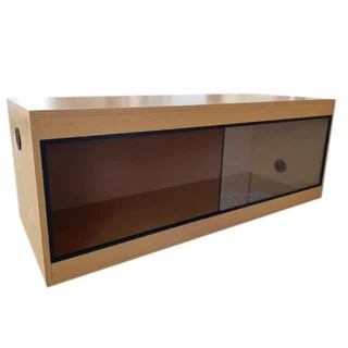 OAK Finish Reptile Terrarium - Large-120 cm x 35cm x 40cm