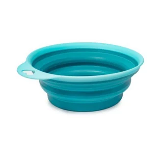 15CM Silicon Collapsible Feeding Bowls for Pets – Cat and Dog Bowl - blue