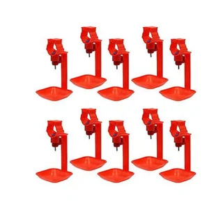 Automatic Poultry Nipple Drinker With Dripping Cup - 10 pack