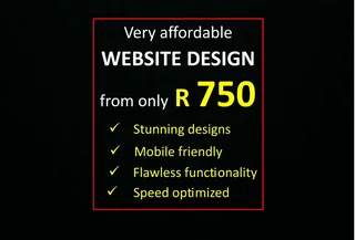 Centurion Area - Website Design - World Class - Stunning - Very Affordable