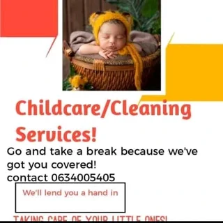 House hold/cleaning and childcare service Available for full time/part time/once off or days