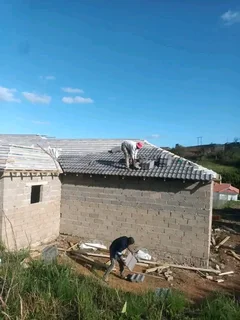 We do retaining walls building roofing plastering