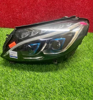 Mercedes Benz W205 double xenon headlights