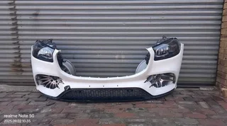 Mercedes W167 GLS Bumper and Headlights available for sale.