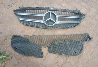 Mercedes Benz W205 spot main grill and fog light covers