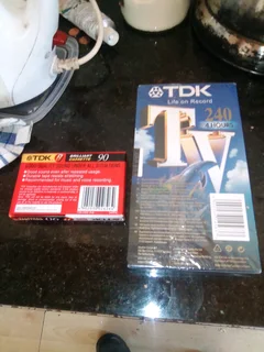 VHS and 90minute cassette tape