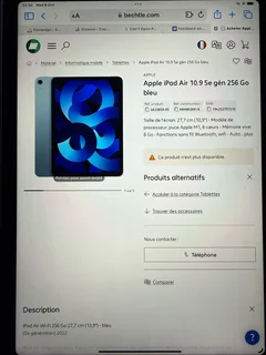 Tablette 256gb 5th generation