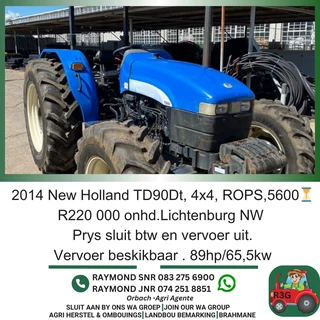 2014 New Holland TD90Dt