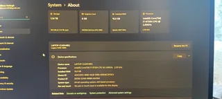 Lenovo legion y540 15IRH gaming laptop