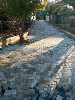Brick paving